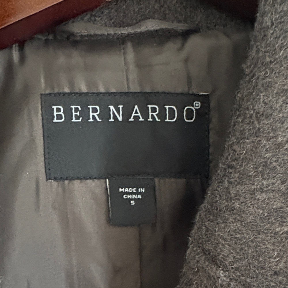 Nordstrom Grey Wool Coat - Picture 4 of 9